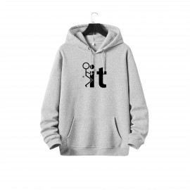 Plus Size Men's Alphabet Graphic Hoodie For Big And Tall Guys Best Sellers Gifts, Best Sellers Gifts