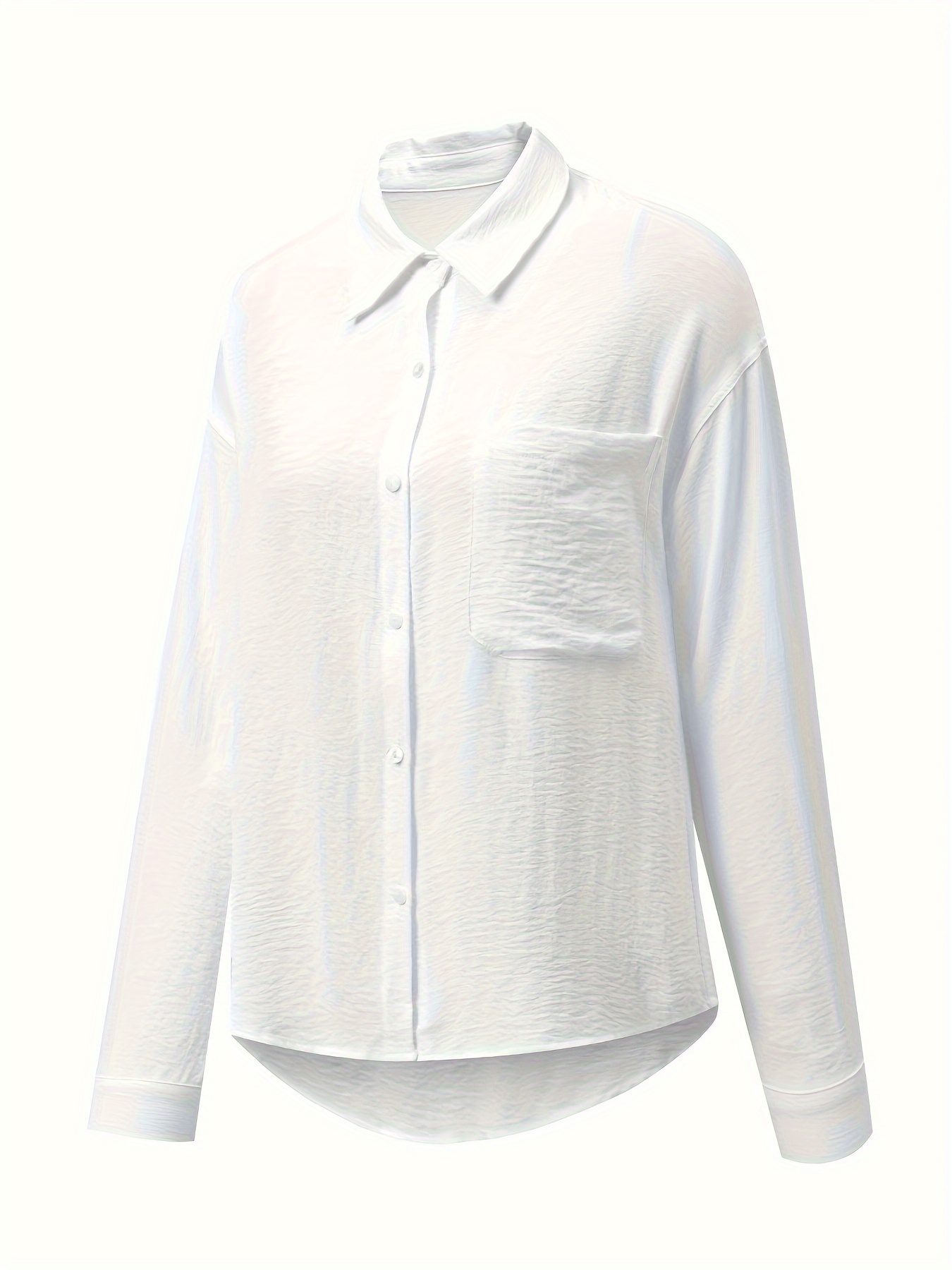 womens button down shirts long sleeve oversized work office dress shirt details 9