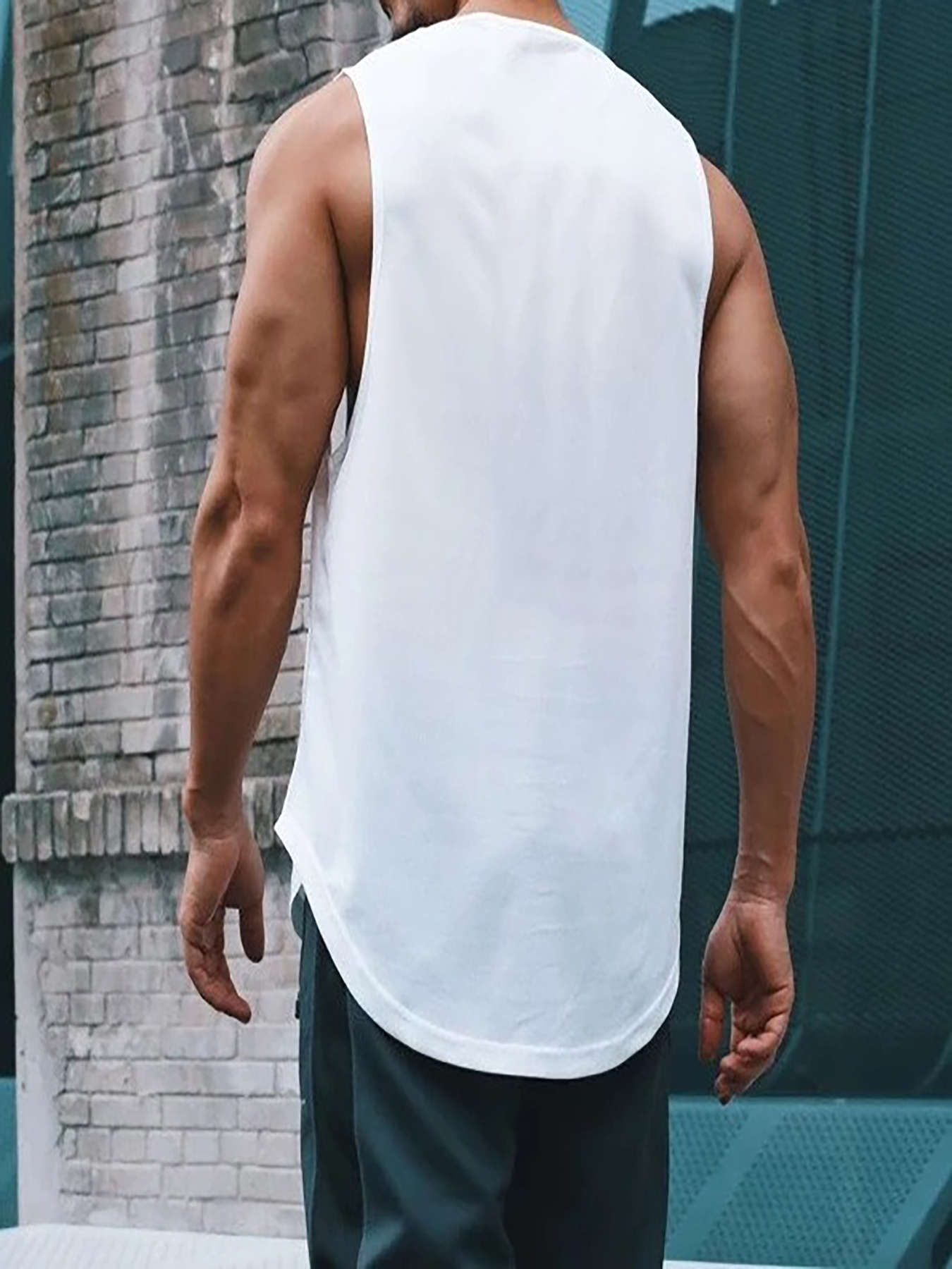 star pattern comfy breathable tank top mens casual stretch sleeveless t shirt for summer gym workout training basketball details 2