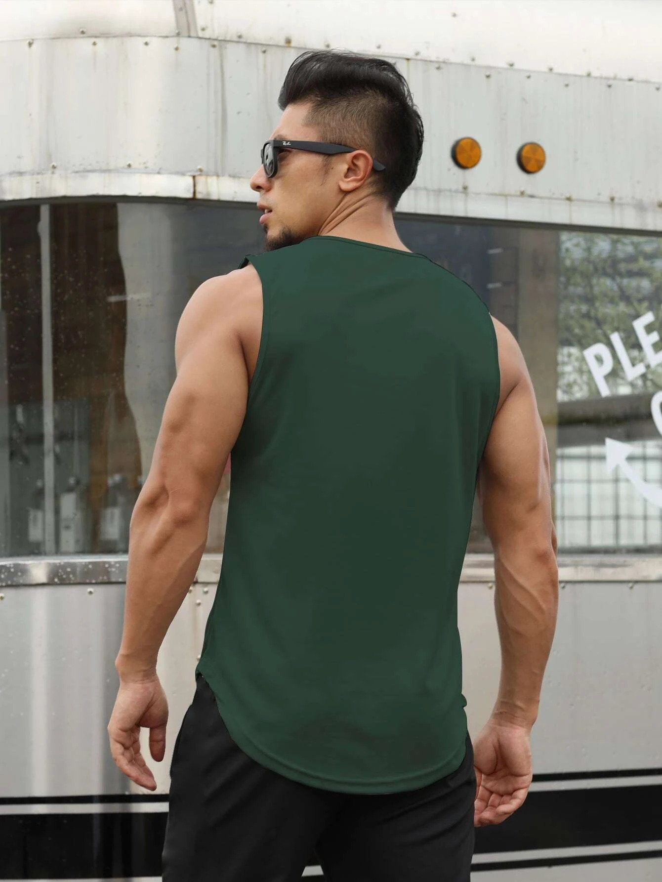 never give up print comfy breathable tank top mens casual stretch sleeveless t shirt for summer gym workout training basketball details 19